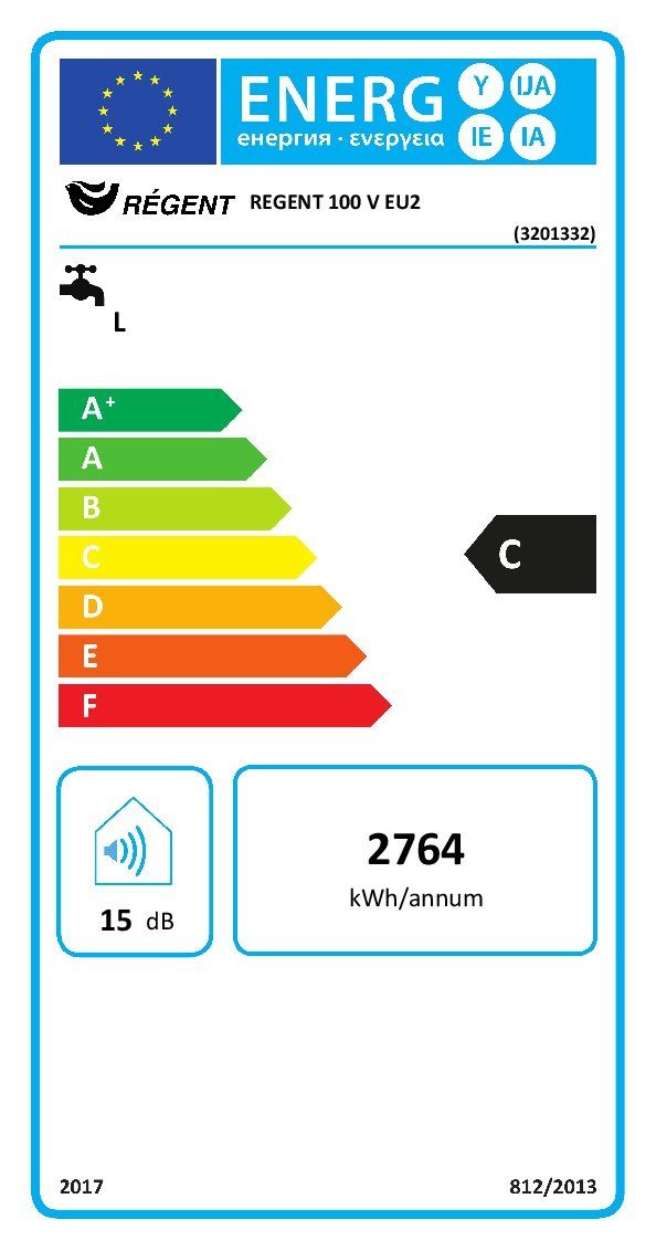 Regent - Calentador de Agua Electrico Vertical, Termo Electrico 50 Litros  con Luz Piloto y Regulación Exterior, 45x48x57,3 cm, Fabricado para ser  Instalado en España (Clase de Eficiencia Energética C) 